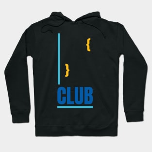 Curly Brackets Club Hoodie